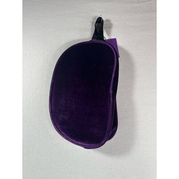 Rebel Revolt Cheerleading Athletics Mini Bag Insert Shoes Holder Purple Velvet - Picture 2 of 4
